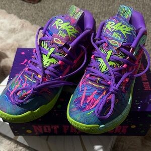 Puma Kids Sneakers in Purple and Green